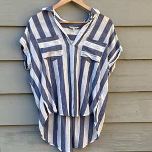 Lucky Brand Striped Button-Up Shirt